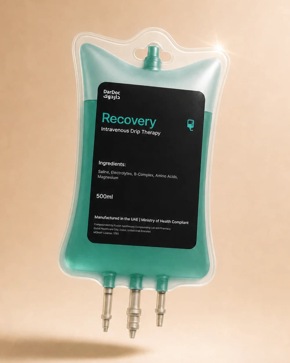 DarDoc Recovery IV Drip bag
