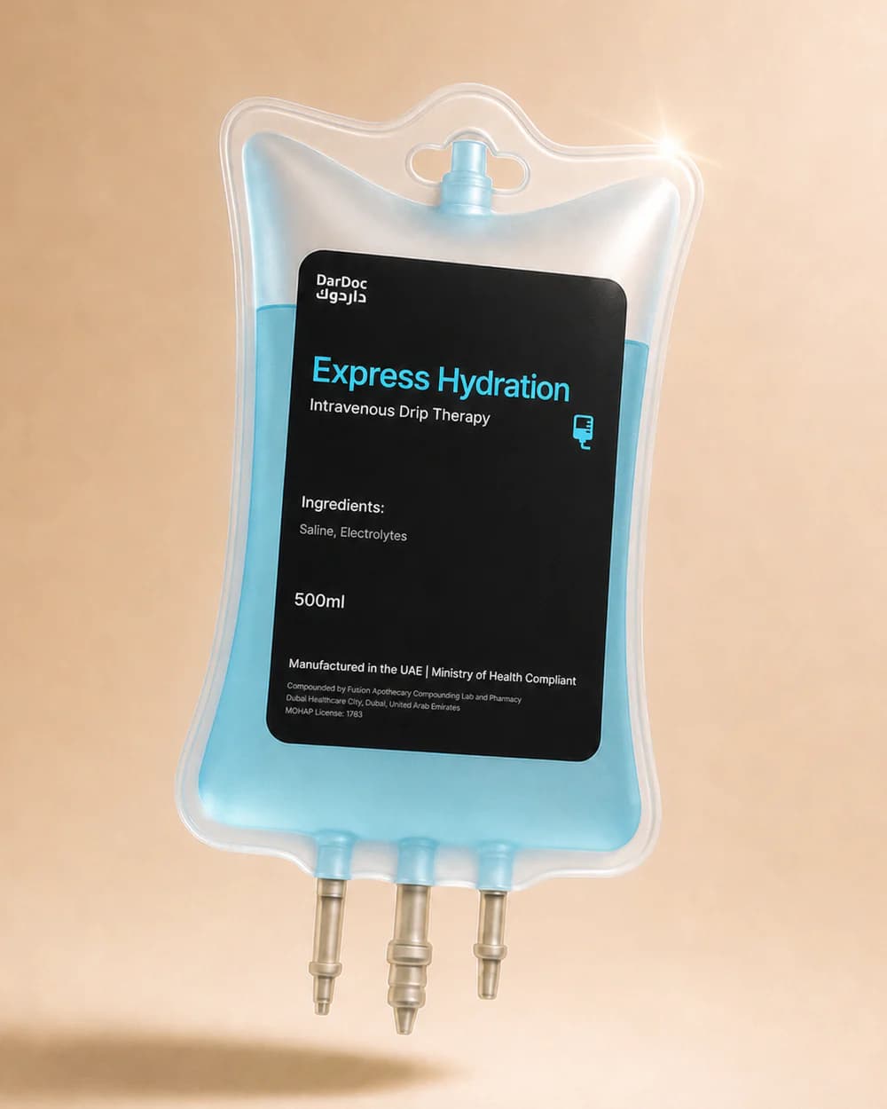 DarDoc Express Hydration Drip bag