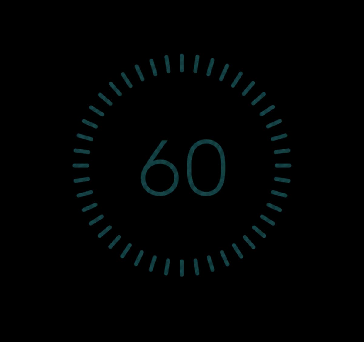 Sixty-minute IV session indicator