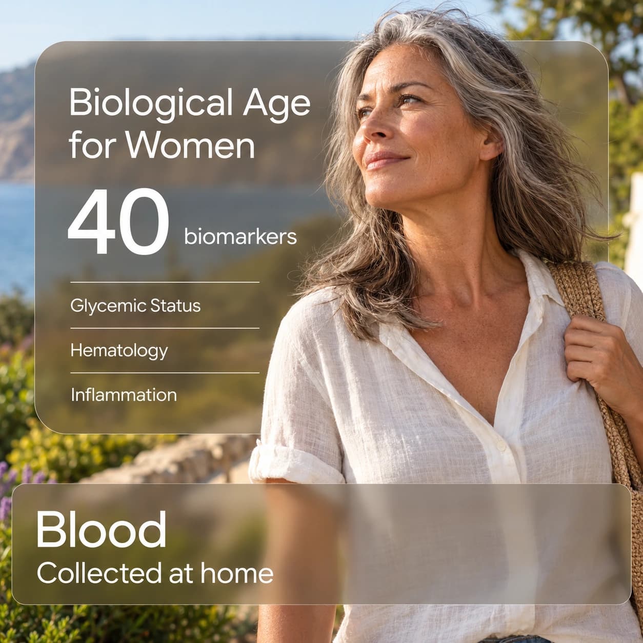 Biological Age for Women: 40 biomarkers