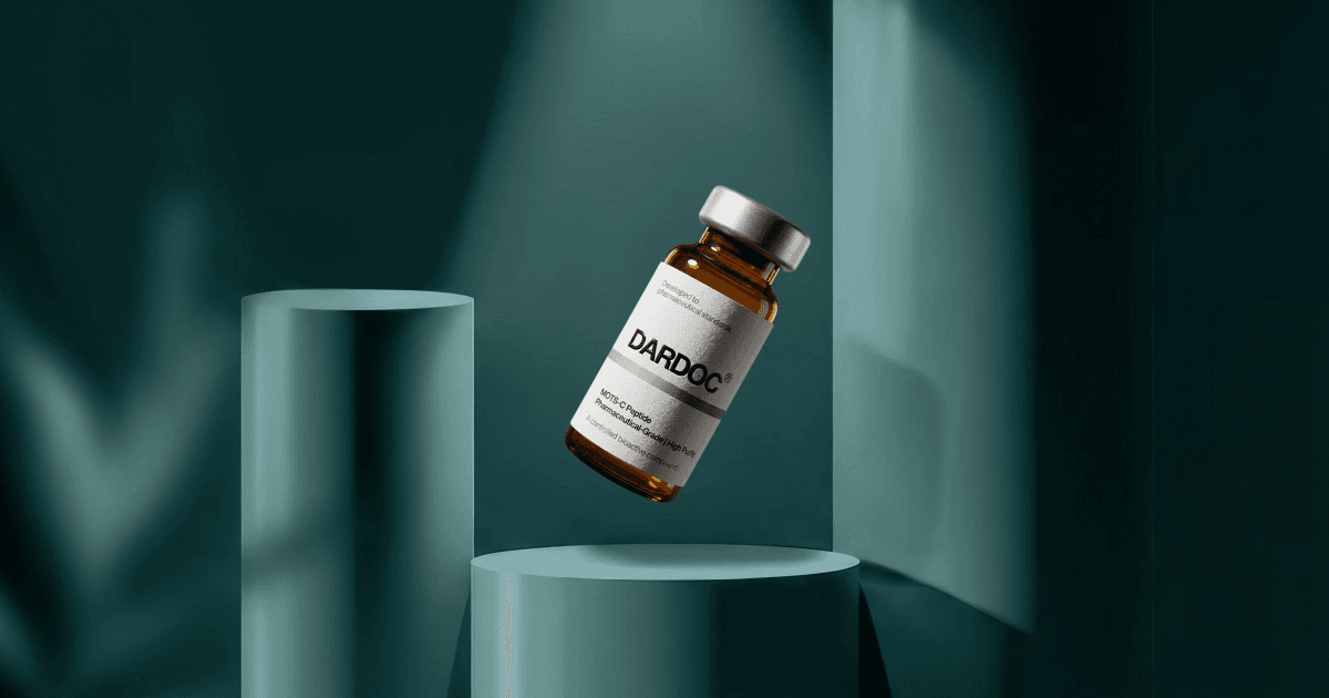 DarDoc peptide therapy programme announcement visual for doctor-supervised peptide protocols