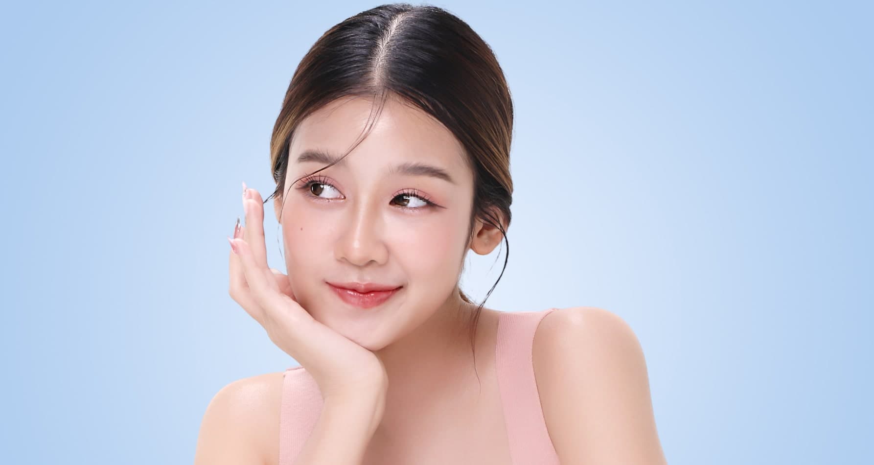 A serene moment captured as a person enjoys glutathione IV therapy, promoting skin brightening and overall wellness.
