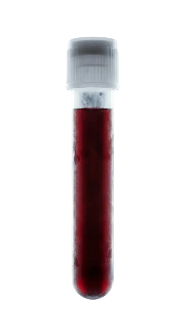 Blood test tube