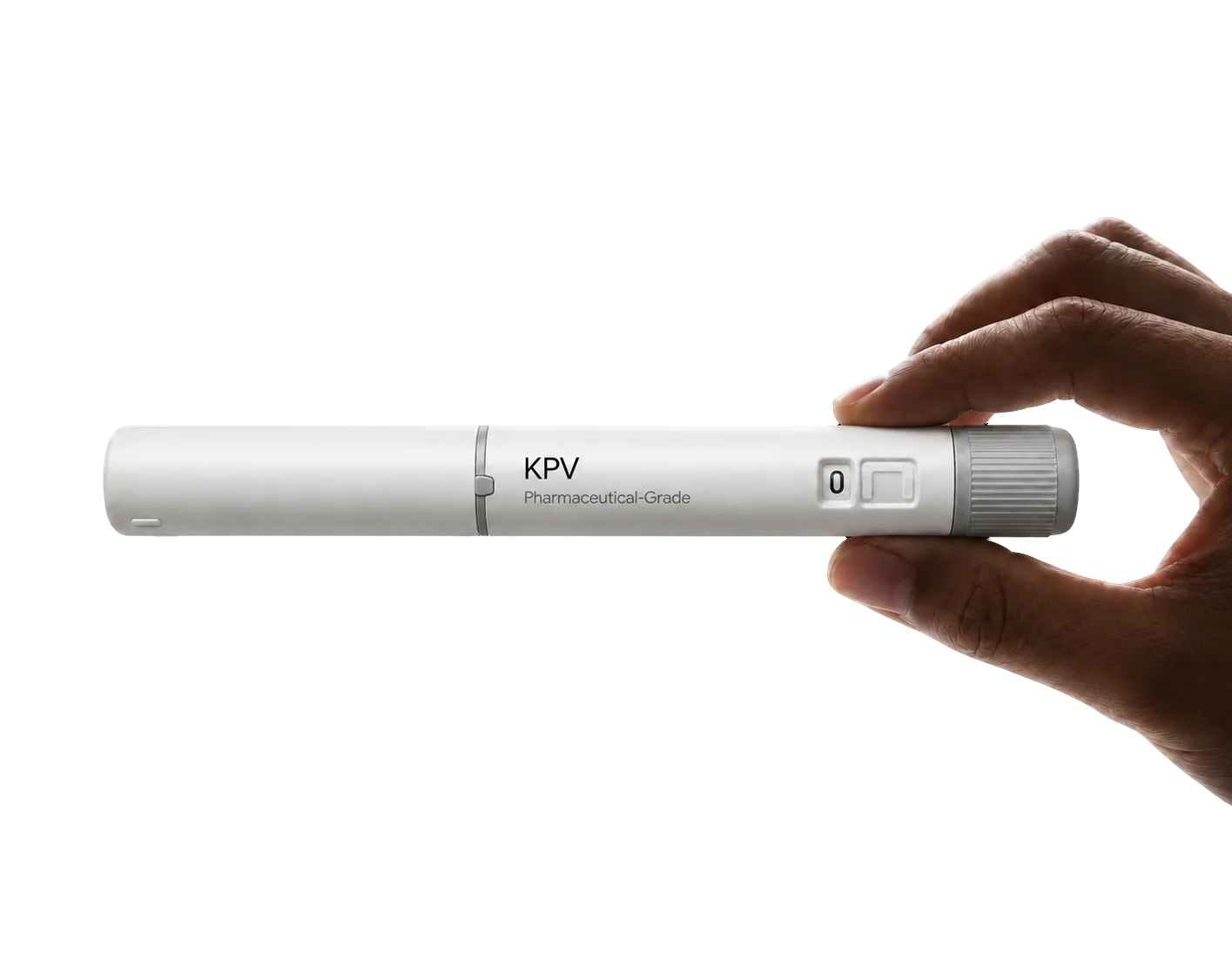 Hand holding the DarDoc KPV pen