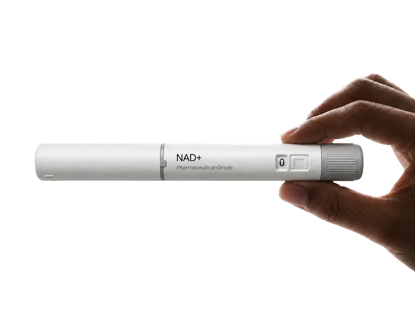 Hand holding the DarDoc NAD+ pen