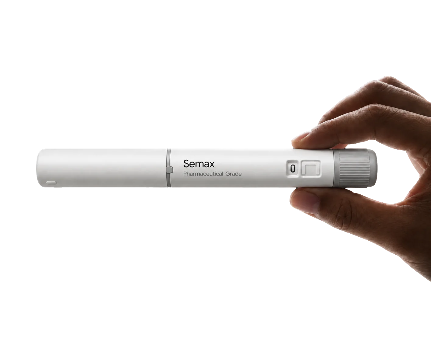 Hand holding the DarDoc Semax pen