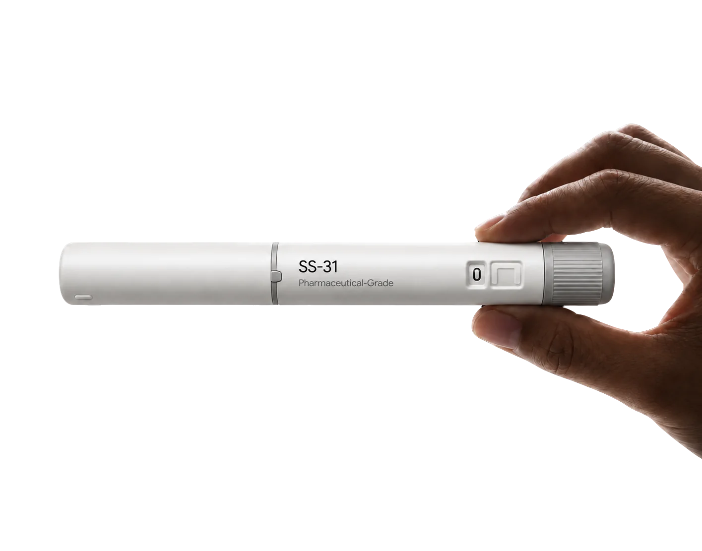 Hand holding the DarDoc SS-31 pen